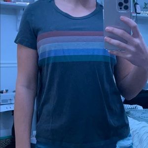 Short sleeve striped shirt